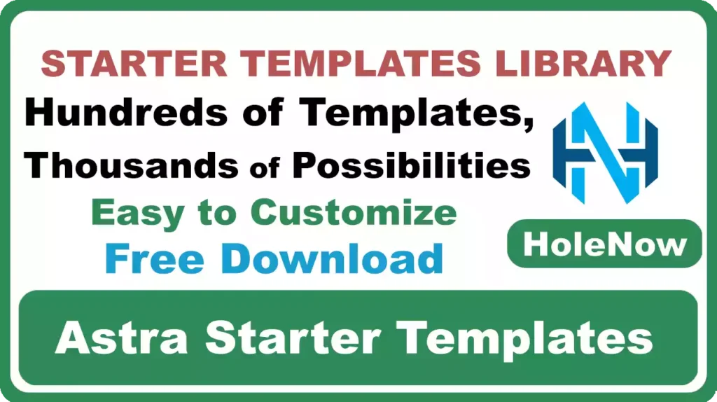 Astra Starter Templates Plugin Free Download