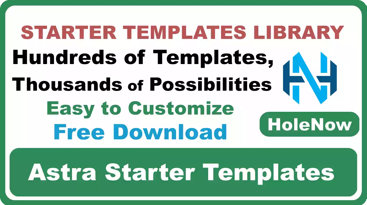 Astra Starter Templates v4.0.13 Free Plugin